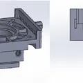 Giá đỡ động cơ (Engine Bracket) cho trục X_Y máy in Flashforge AD5X - Thumbnail 1