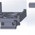Giá đỡ động cơ (Engine Bracket) cho trục X_Y máy in Flashforge AD5X - Thumbnail 2