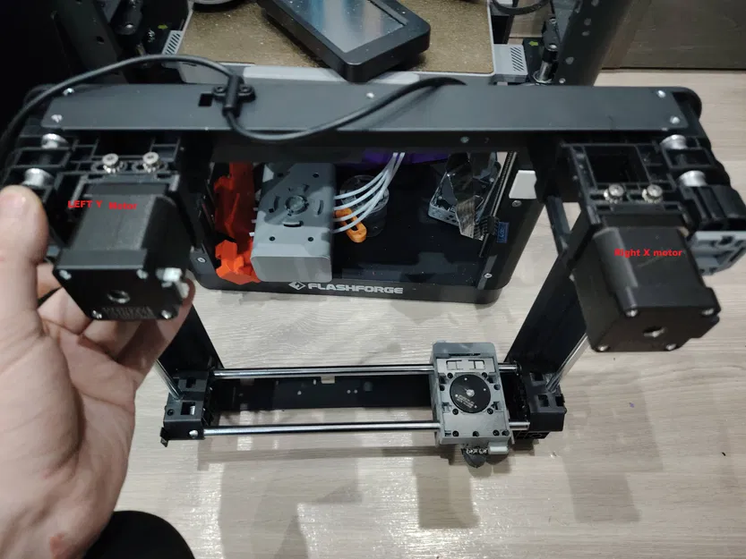 Giá đỡ động cơ (Engine Bracket) cho trục X_Y máy in Flashforge AD5X - Image 6