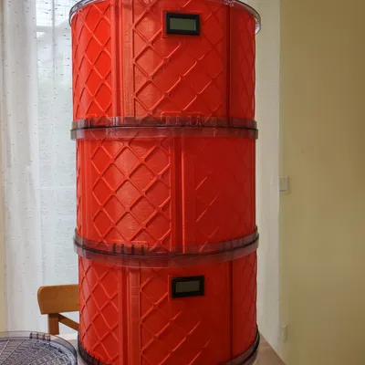 Giá đỡ máy sấy nhựa Parametric (Sấy được tới 10 cuộn 1kg!)