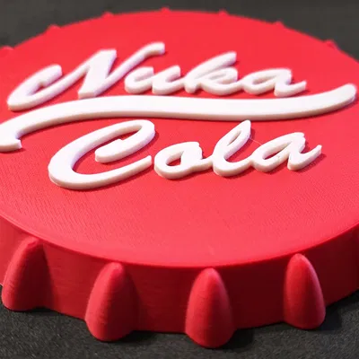 Nắp chai Nuka Cola cỡ lớn - KHÔNG CẦN AMS