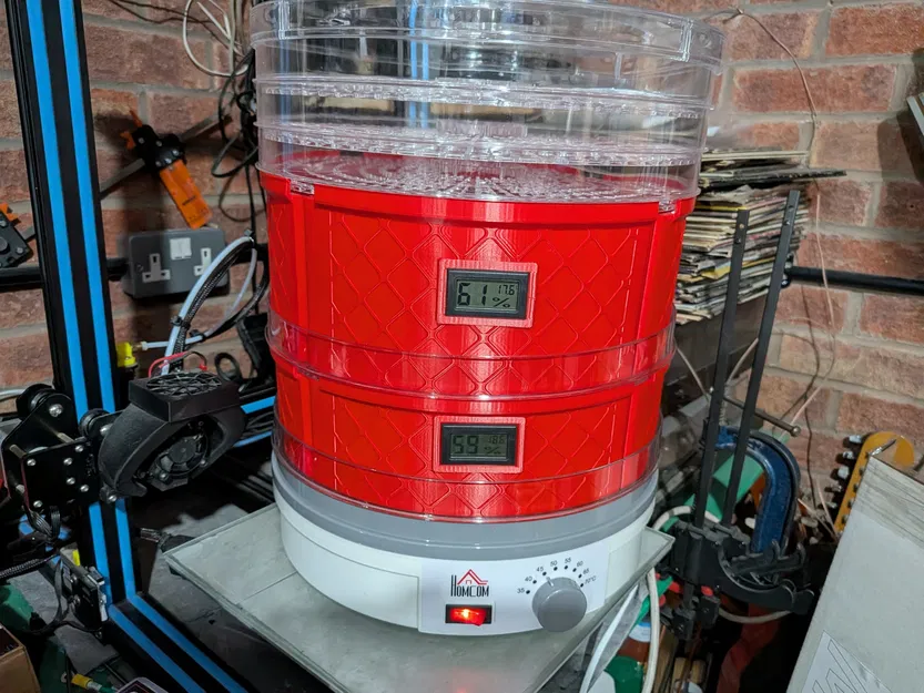 Bộ sấy sợi nhựa (Filament Dryer) tùy chỉnh cho máy sấy thực phẩm HOMCOM - Image 1