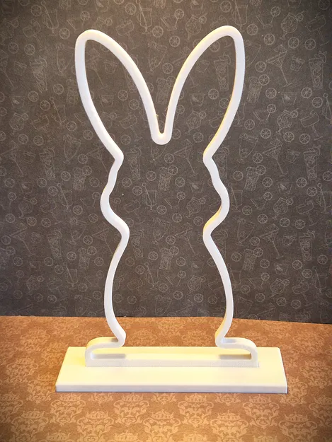 Chú Thỏ Phục Sinh Tối Giản / Trang Trí Bunny Dát Vàng - Image 3