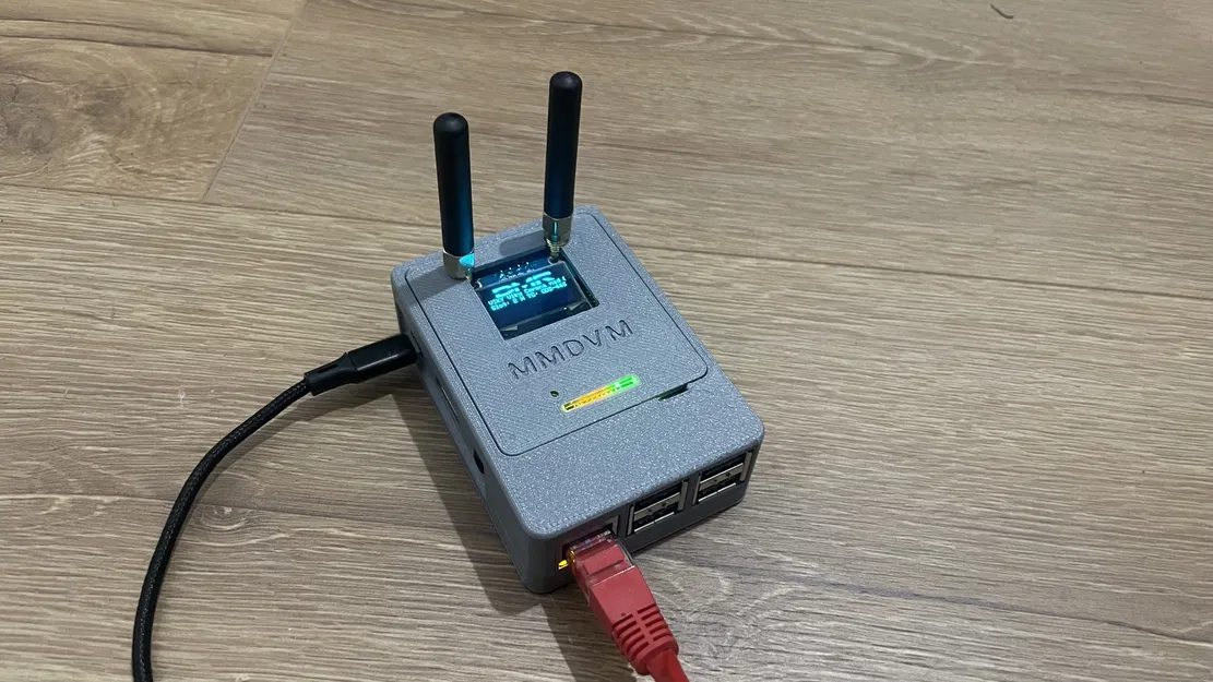 Vỏ hộp MMDVM Dual Hat cho Raspberry Pi 2/3 - Thiết kế in 3D gọn nhẹ - Image 1