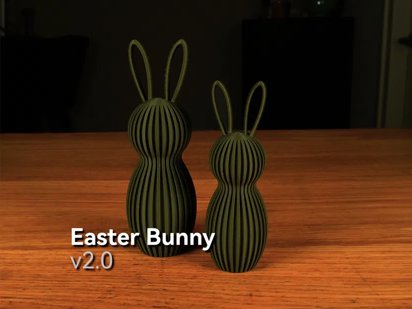 Thỏ Phục Sinh Phong Cách Hiện Đại - Ribbed, Không Cần Support - Image 3