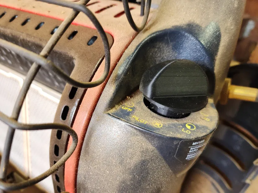 Núm xoay thay thế cho máy sưởi Big Buddy Heater - Hướng dẫn in 3D - Image 2