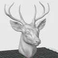 Mô hình đầu hươu treo tường trang trí 3D ấn tượng - Thumbnail 2