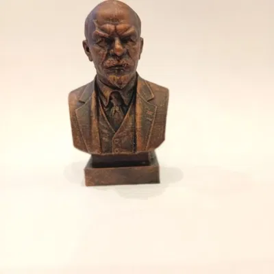 Mô hình tượng bán thân Vladimir Lenin 7cm - File in 3D chất lượng