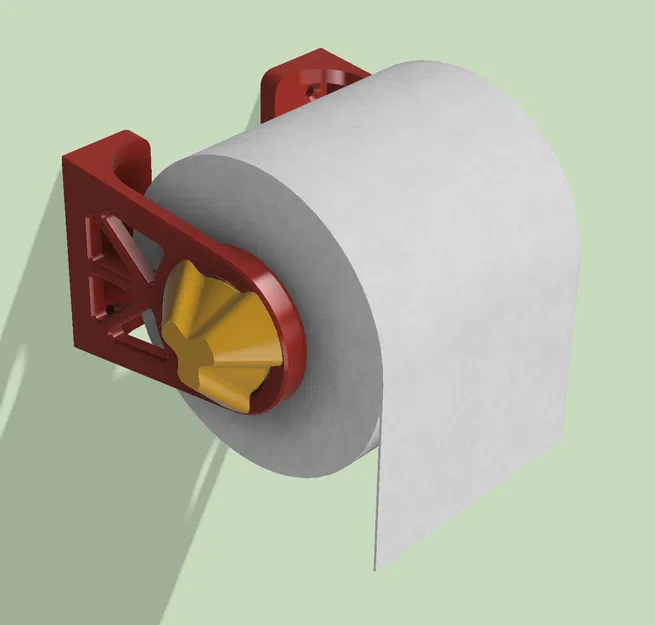 Giá treo giấy vệ sinh, khăn giấy in 3D thông minh - Image 1