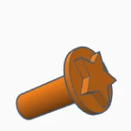 Khuôn dập hình ngôi sao (Star Stamp) cho đất nặn - In 3D dễ dàng