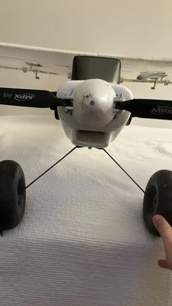 Bộ phận giữ càng đáp (Gear holder) cho máy bay Multiplex Fun Cup - Image 1