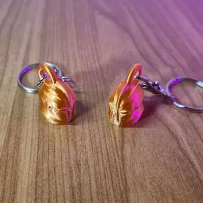 Móc Khóa Hình Mũ Chiến Binh