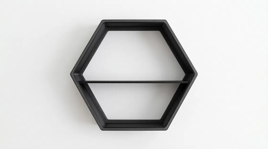 Kệ lục giác Ultimate Hex Shelf | Họa tiết Fuzzy Skin & Hilbert Curve - Image 1