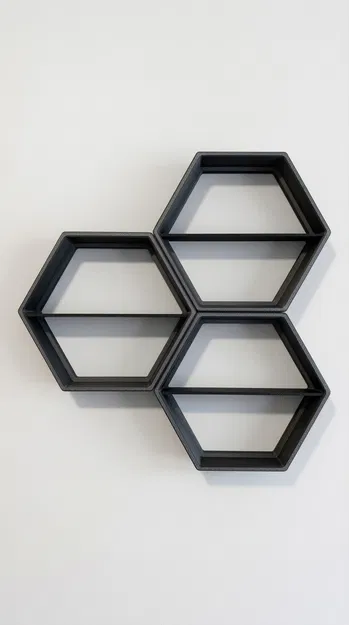 Kệ lục giác Ultimate Hex Shelf | Họa tiết Fuzzy Skin & Hilbert Curve - Image 2