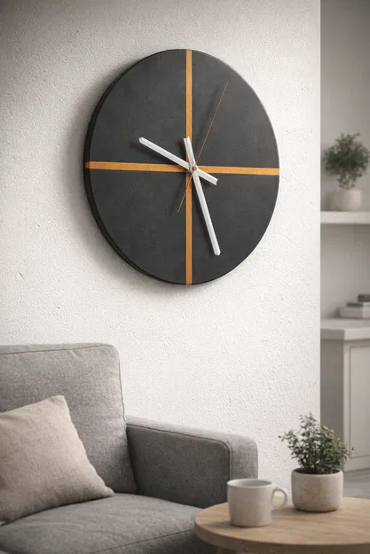 Đồng hồ treo tường tối giản – 3D Printing - Image 3