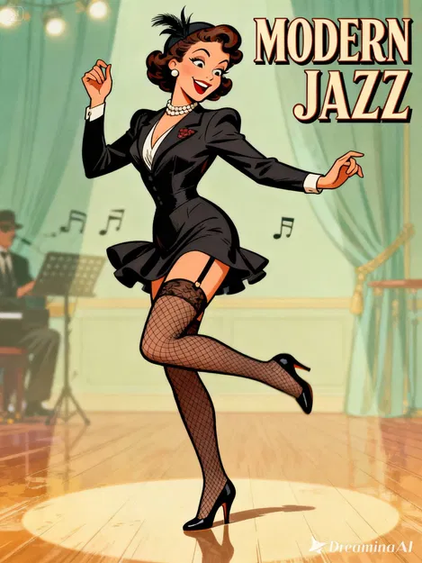 Mô hình 3D vũ công Jazz hiện đại cực chi tiết cho người sưu tầm - Image 2