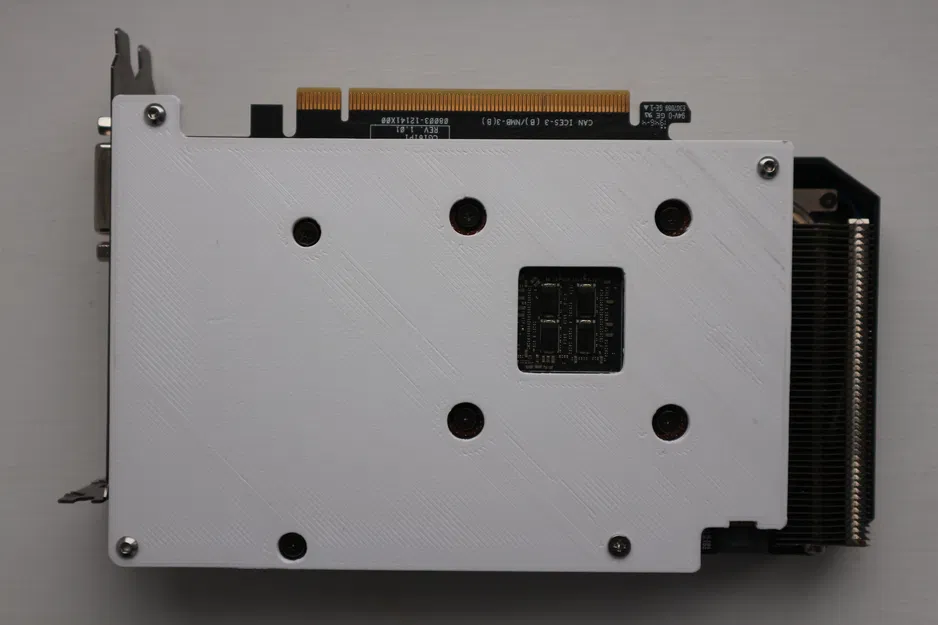 Backplate in 3D cho card đồ họa ASUS DUAL RTX 2070 MINI - Image 2
