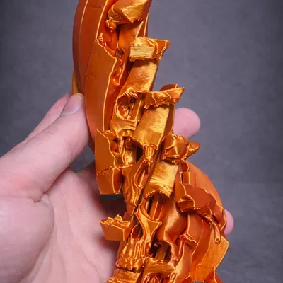 Đồ chơi Fidget Trái Táo Đầu Lâu Rùng Rợn