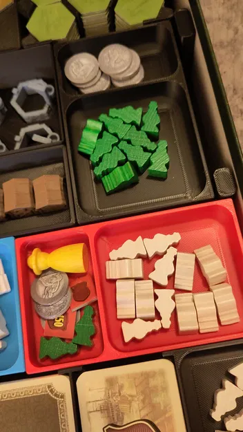 Khay Đựng Riverboat – Tương Thích Với Mô Hình 3D (Giếng, Nhà Kho & Đánh Dấu Người Chơi) - Image 4