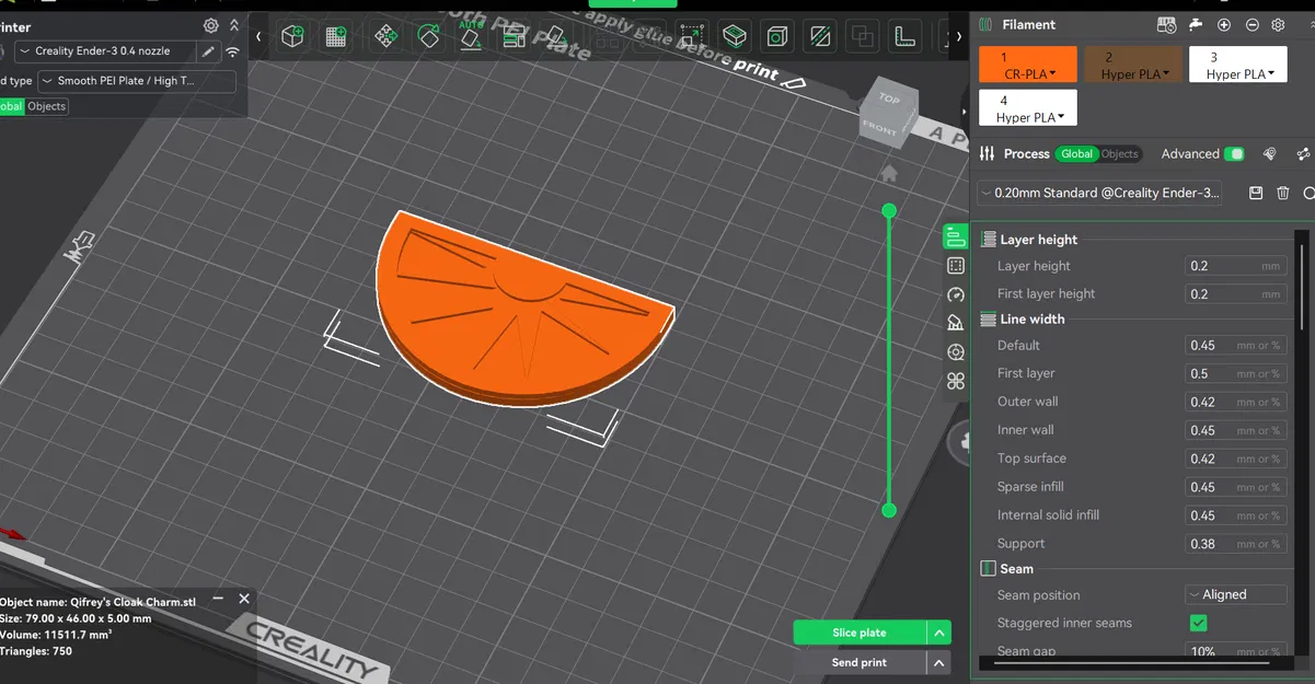 Mô hình cài áo choàng của Qifrey từ Witch Hat Atelier - Image 1