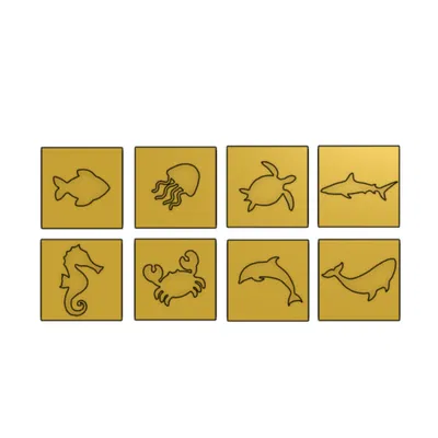 Stamp Buddy - Bộ đóng dấu hình sinh vật biển có thể thay đổi