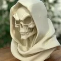 Tượng đầu lâu tử thần Reaper Skull Bust trang trí phong cách Gothic - Thumbnail 3