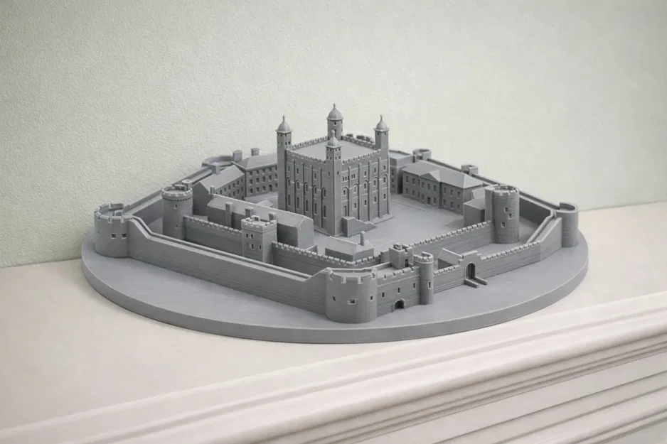 Mô hình 3D Tháp Luân Đôn: Cung điện, Pháo đài và Lâu đài lịch sử - Image 1