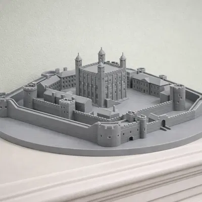 Mô hình 3D Tháp Luân Đôn: Cung điện, Pháo đài và Lâu đài lịch sử
