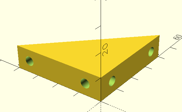 Đế nêm góc 45 độ (45 degree wedge) cho camera robot - Image 1