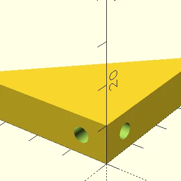Đế nêm góc 45 độ (45 degree wedge) cho camera robot