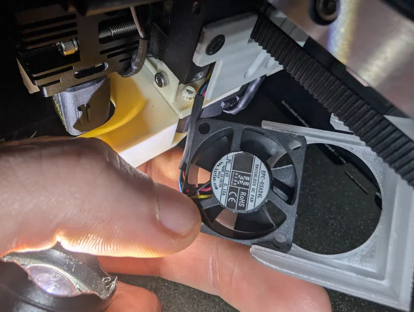 Ngàm chuyển đổi quạt Qidi Q2 (Qidi Q2 fan adapter) - Image 4