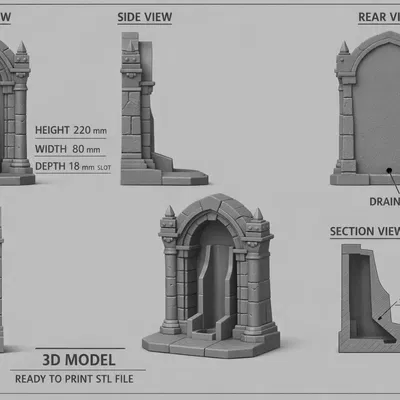 Henry's Armoury - Giá đỡ Philips OneBlade (Lấy cảm hứng từ Kingdom Come Deliverance)