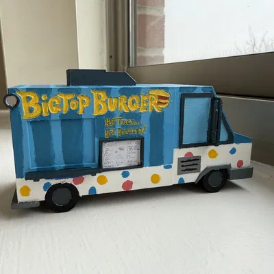 Mô hình xe tải đồ ăn Worthikids Bigtop Burger