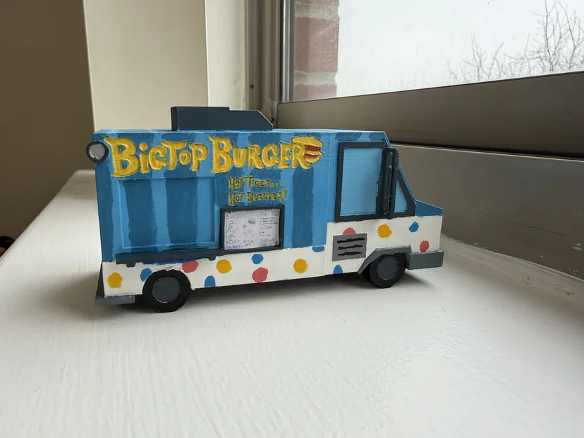 Mô hình xe tải đồ ăn Worthikids Bigtop Burger - Image 2