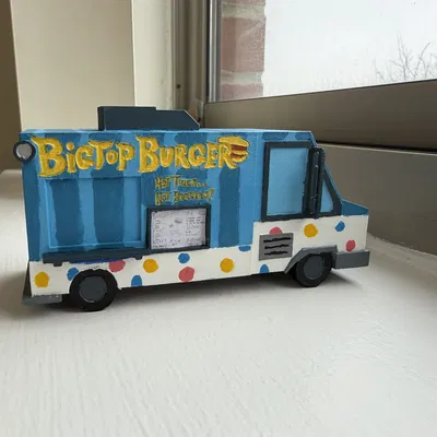 Mô hình xe tải đồ ăn Worthikids Bigtop Burger
