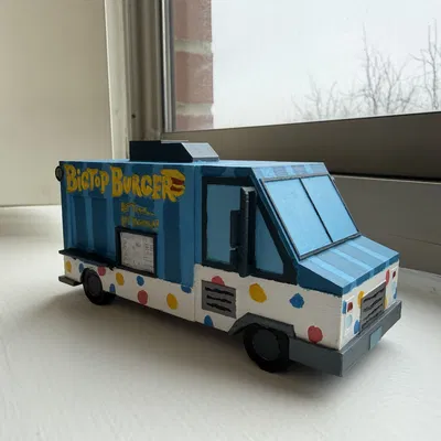 Mô hình xe tải đồ ăn Worthikids Bigtop Burger