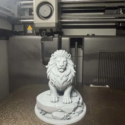Tượng Sư Tử Dũng Mãnh – Mô hình in 3D chi tiết cao