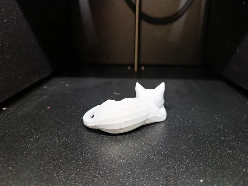 Mô hình Mèo Ngủ Low-Poly - Image 3