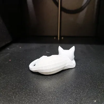 Mô hình Mèo Ngủ Low-Poly