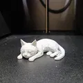 Mô hình Mèo Ngủ Low-Poly - Thumbnail 4