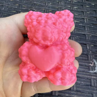 Gấu bông ôm trái tim quà tặng Ngày Quốc tế Phụ nữ