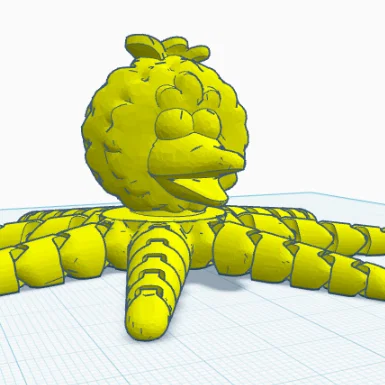 Mô hình 3D Big Birdtapus - Sự kết hợp độc đáo giữa chim và bạch tuộc
