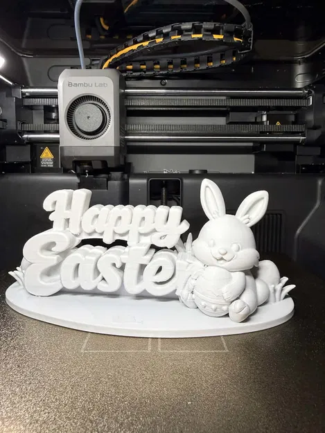 Chú Thỏ Phục Sinh Vui Vẻ – Vật Phẩm Trang Trí Đáng Yêu Cho Lễ Phục Sinh - Image 1