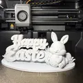 Chú Thỏ Phục Sinh Vui Vẻ – Vật Phẩm Trang Trí Đáng Yêu Cho Lễ Phục Sinh - Thumbnail 1