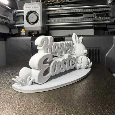 Chú Thỏ Phục Sinh Vui Vẻ – Vật Phẩm Trang Trí Đáng Yêu Cho Lễ Phục Sinh