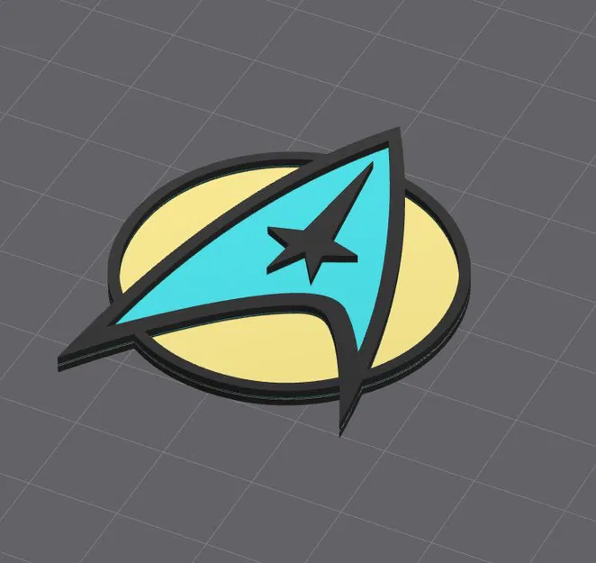 Biểu tượng Huy hiệu Hạm đội Sao Star Trek - Image 1