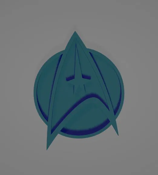 Biểu tượng Huy hiệu Hạm đội Sao Star Trek - Image 2