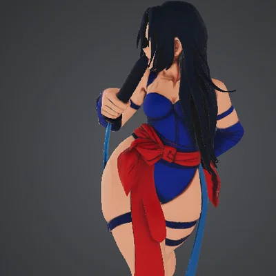 Mô hình Psylocke ấn tượng cho máy in 3D - Thiết kế chi tiết cao