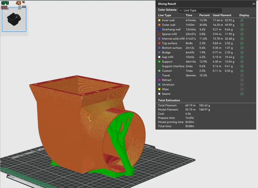 Bộ chuyển đổi ống thoát khí gắn nam châm cho Bambu Lab X1/C - Image 1