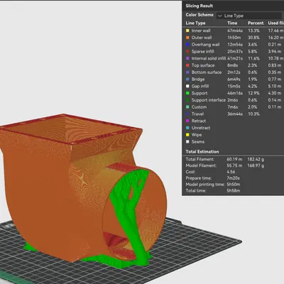 Bộ chuyển đổi ống thoát khí gắn nam châm cho Bambu Lab X1/C